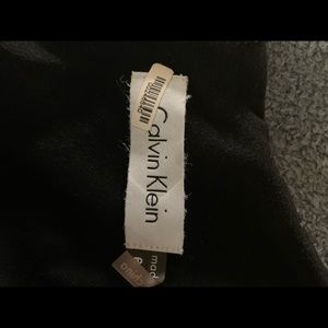 Black Calvin Klein dress size 6 white pinstripe